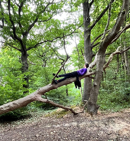 Kids enjoying bushcraft activities